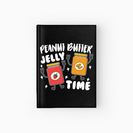 Peanni Butter Jelly Time Friend Peanut Strawberry Hardcover Journal