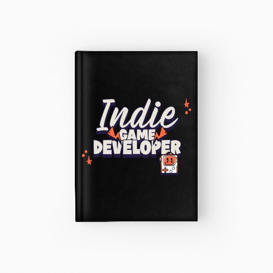 indie game developer Hardcover Journal