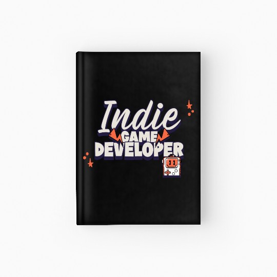 indie game developer Hardcover Journal