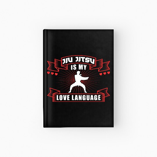 Brazilian Jiu Jitsu MMA Bjj Hugger Hardcover Journal