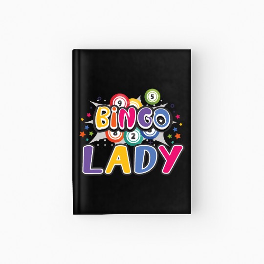 Bingo Card Game Grandma Bingo Player Bingo Cards Hardcover Journal