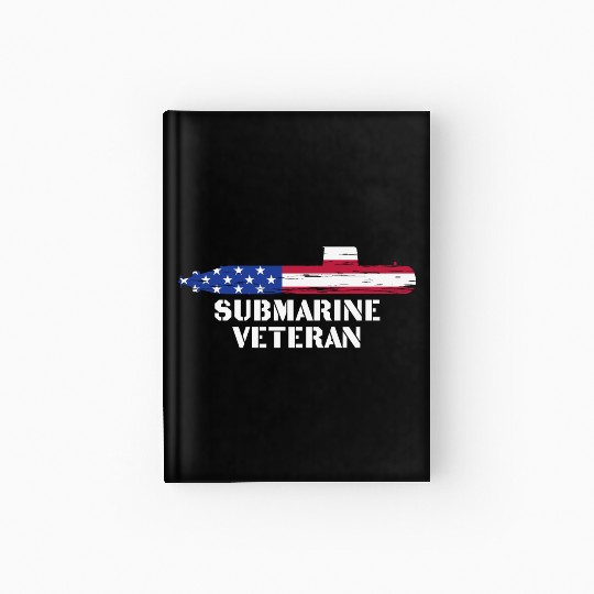 Submarine Veteran Submariner US Military Hardcover Journal