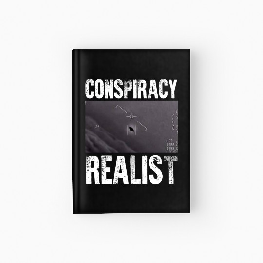 Conspiracy Realist Hardcover Journal UFO Government Sighting