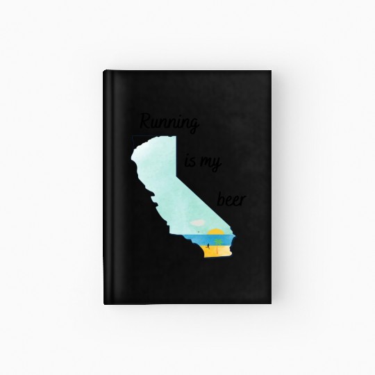 Running is my beer Hardcover Journal