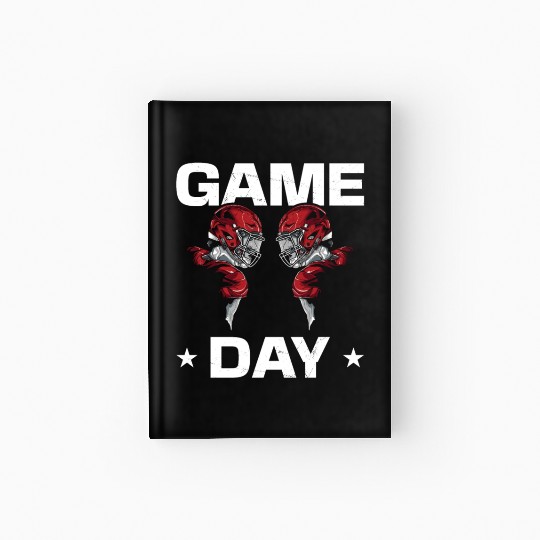 American Football Game Day Hardcover Journal