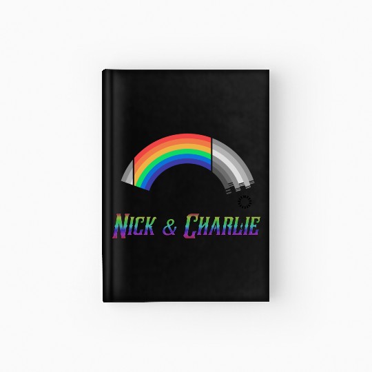 Heartstopper Rainbow LBGTQIA+ Nick and Charlie Hardcover Journal