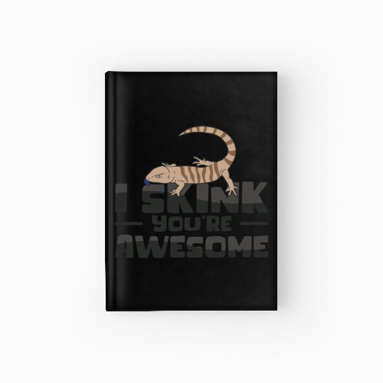 Herpetology Skink Lizard Wildlife Reptile Hardcover Journal