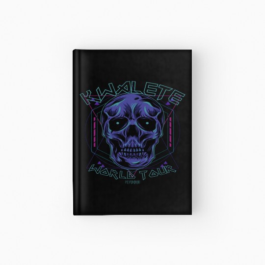 Kwalete World Tour Diamond Skull Hardcover Journal