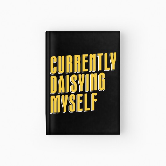 Daisy Garden Gardening Gardener Hardcover Journal