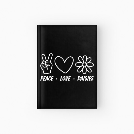 Daisy Garden Gardening Gardener Hardcover Journal