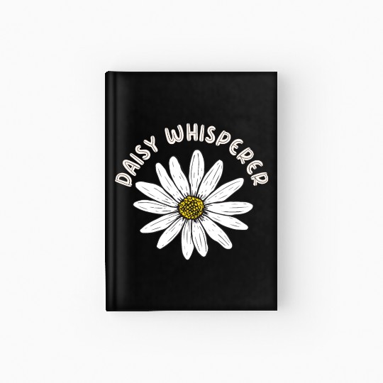 Daisy Garden Gardening Gardener Hardcover Journal