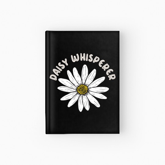 Daisy Garden Gardening Gardener Hardcover Journal