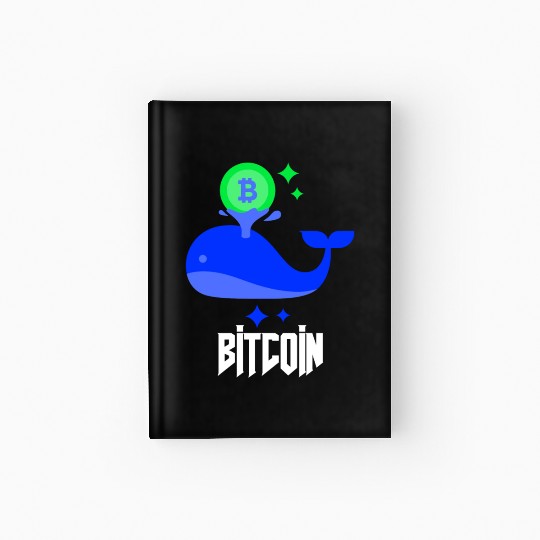 Bitcoin whale Hardcover Journal