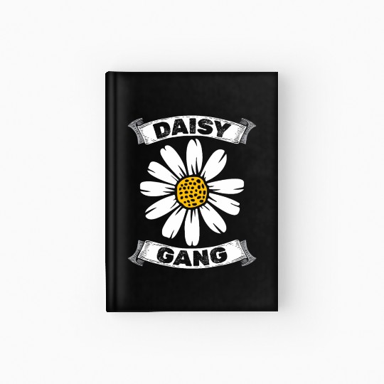 Daisy Garden Gardening Gardener Hardcover Journal