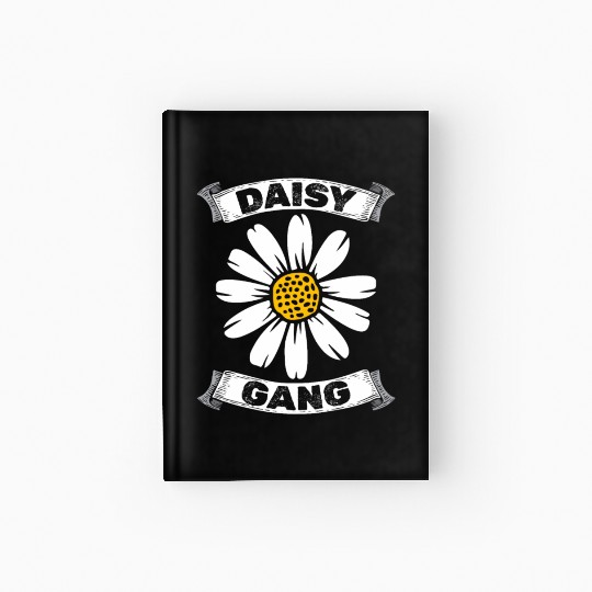 Daisy Garden Gardening Gardener Hardcover Journal