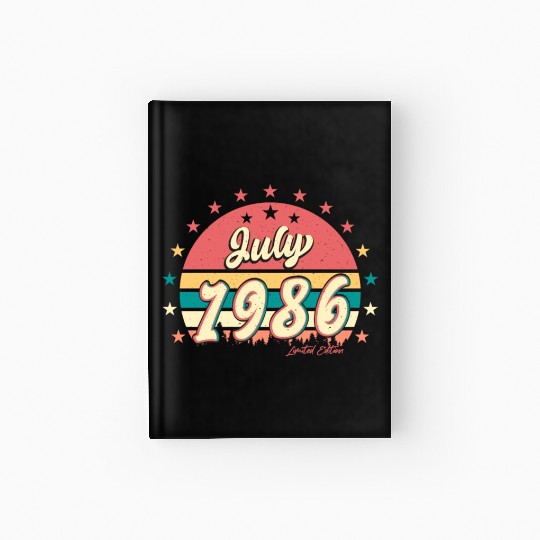 1986 July Best Gift Idea Hardcover Journal