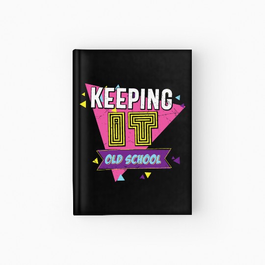 Keeping It Old School Retro Hardcover Journal