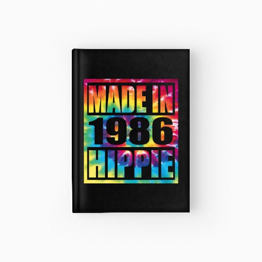 Hippie Birthday 1986 Hardcover Journal