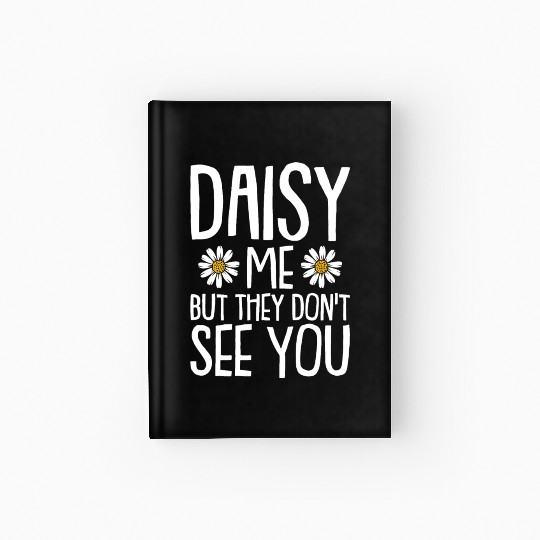 Daisy Garden Gardening Gardener Hardcover Journal