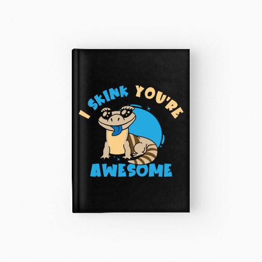 Herpetology Skink Lizard Wildlife Reptile Hardcover Journal