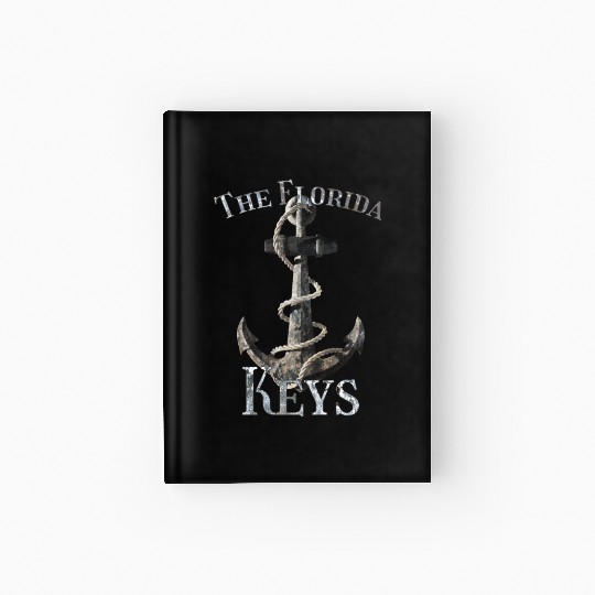 Florida Keys Vacation Nautical Anchor Sailing Hardcover Journal