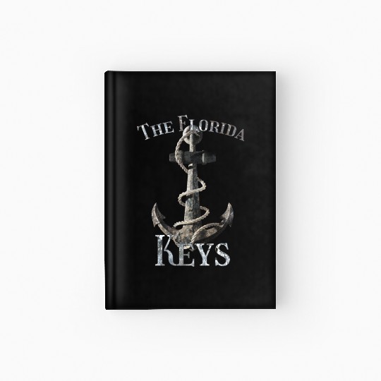 Florida Keys Vacation Nautical Anchor Sailing Hardcover Journal