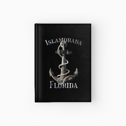 Islamorada Florida Keys Nautical Anchor Sailing Hardcover Journal