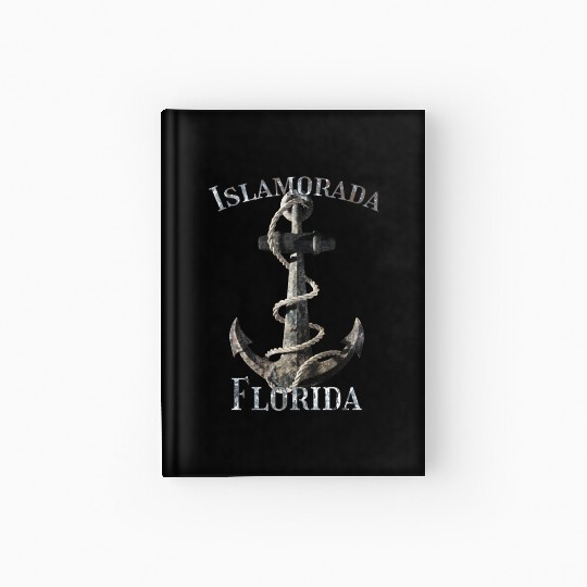Islamorada Florida Keys Nautical Anchor Sailing Hardcover Journal