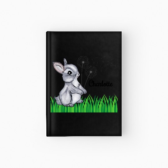 Bunny Name Gift Charlotte Hardcover Journal