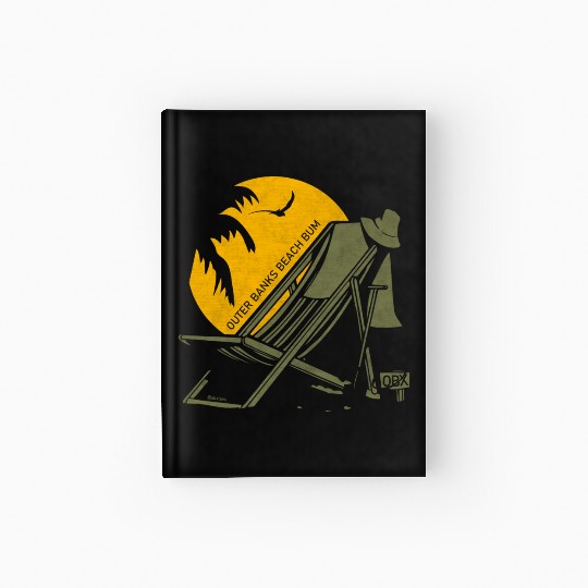OBX Beach B OBX Army Green Vintage Hardcover Journal