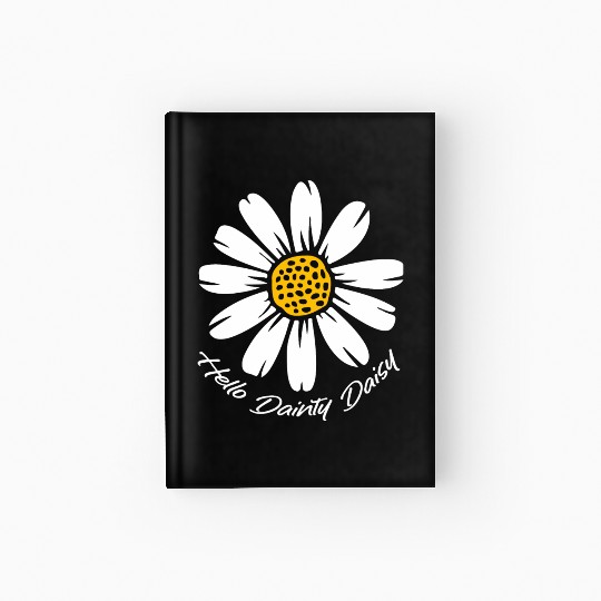 Daisy Garden Gardening Gardener Hardcover Journal