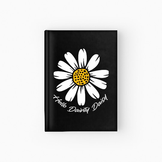 Daisy Garden Gardening Gardener Hardcover Journal