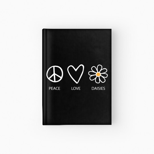 Daisy Garden Gardening Gardener Hardcover Journal