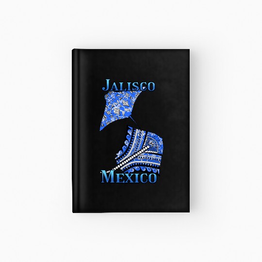 Jalisco Vacation Tribal Stingrays Hardcover Journal
