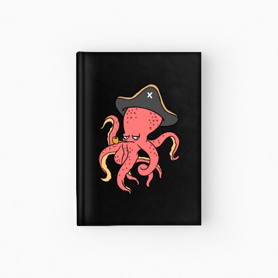 Pirate Octopus For Octopus Lover Hardcover Journal
