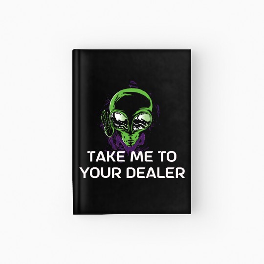 Alien Gift Extraterrestrial UFO AREA 51 Sci-fi Hardcover Journal