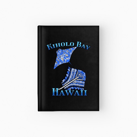 Kiholo Bay Vacation Tribal Stingrays Hardcover Journal