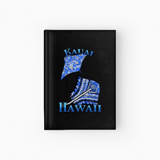 Kauai Vacation Tribal Stingrays Hardcover Journal