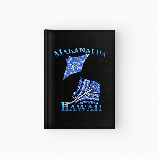 Makanalua Vacation Tribal Stingrays Hardcover Journal