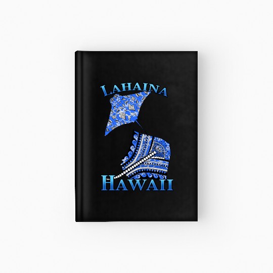 Lahaina Vacation Tribal Stingrays Hardcover Journal
