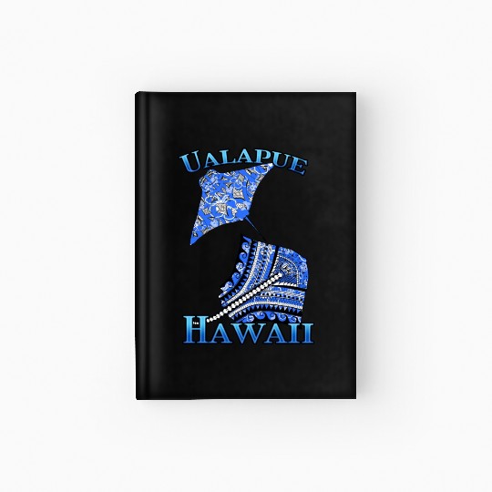 Ualapue Vacation Tribal Stingrays Hardcover Journal