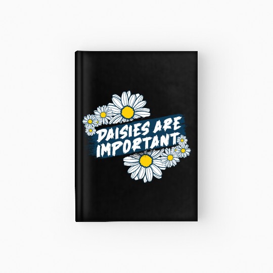 Daisy Garden Gardening Gardener Hardcover Journal