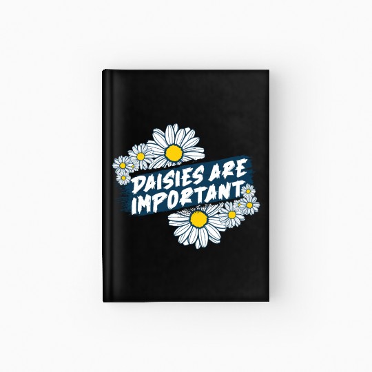 Daisy Garden Gardening Gardener Hardcover Journal