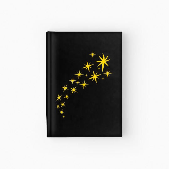 Design Yellow Star Fleet Hardcover Journal