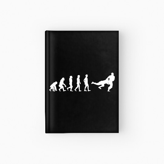 Rugby Evolution Player Coach Rugby Lover Hardcover Journal