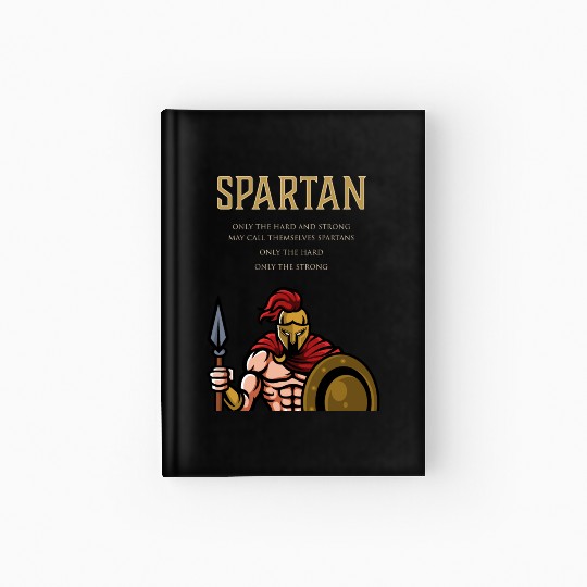 Spartan Soldier Motivation Warrior Training Hardcover Journal
