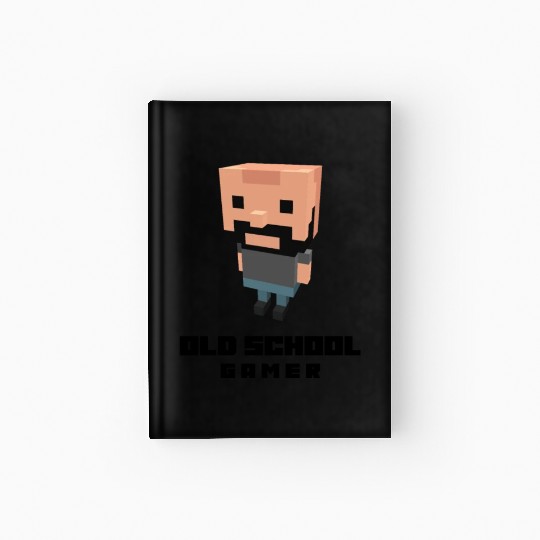 Old school gamer Hardcover Journal