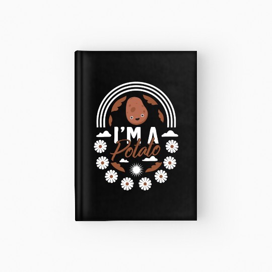 Potato Vegetable Hardcover Journal, I'm A Potato Hardcover Journal,