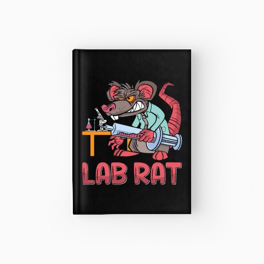 Lab Tech Lab Rat Laboratory Chemist Technician Hardcover Journal