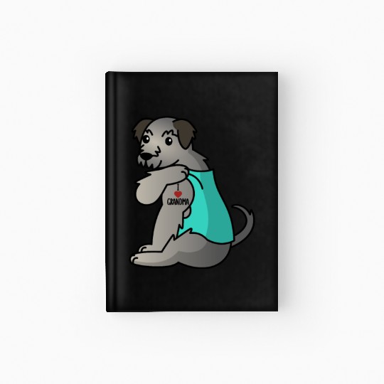 Irish Wolfhound I Love Grandma Hardcover Journal